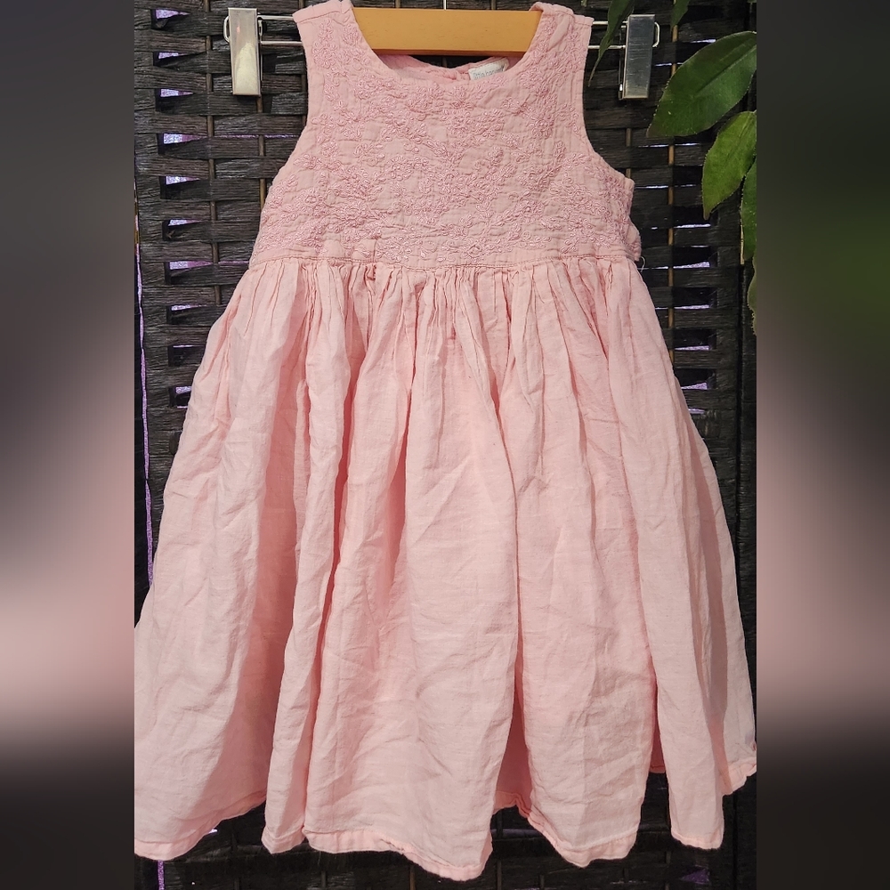 🍄6/36🍄 Little handprint Pink dress